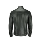 Green Double face Nubuck Leather Jacket NLJ002