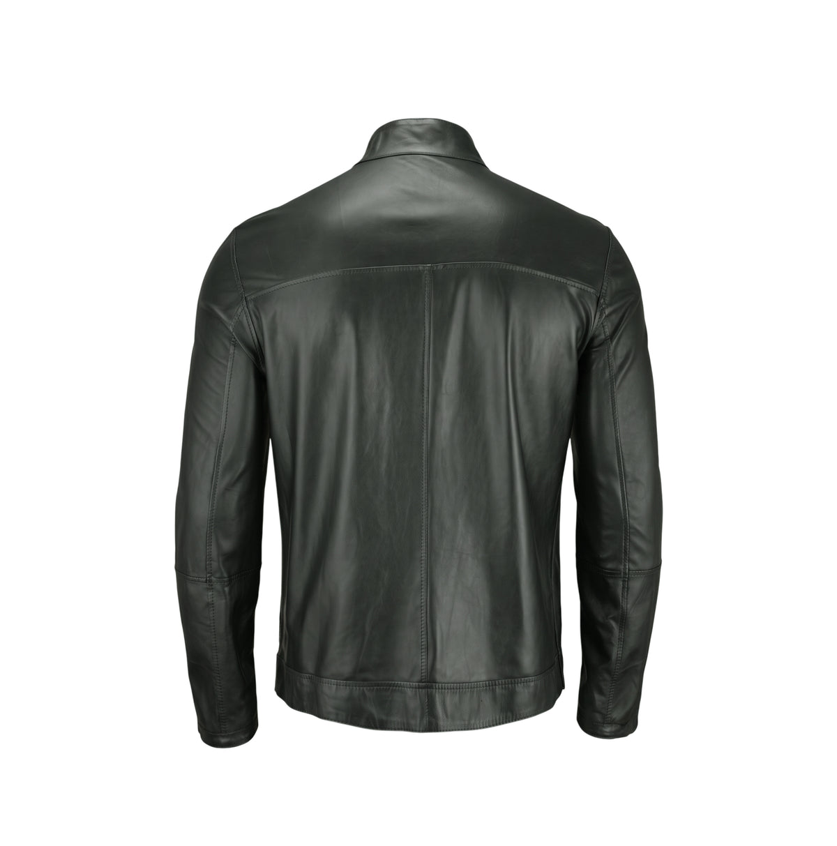 Green Double face Nubuck Leather Jacket NLJ002