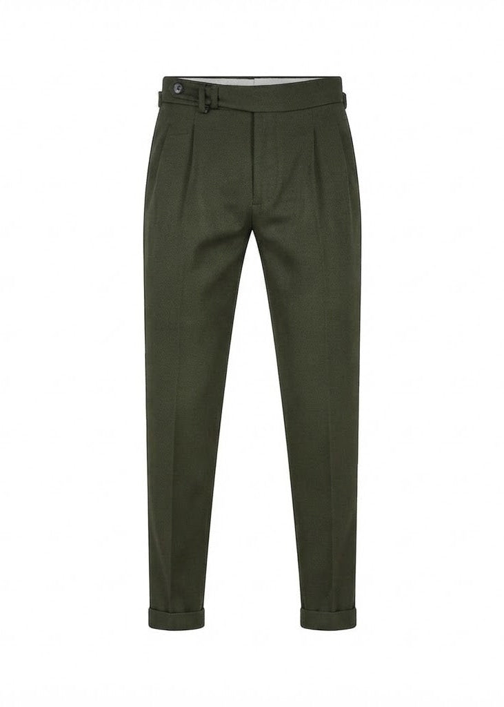 Premium khaki Italian Wool Pants for Men