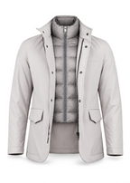 Light Beige Bomber Jacket .Bom003