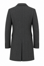 Black Cashmere Coat. CC001