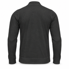 Anthracite Mock Neck Cotton Sweater. MNC-001