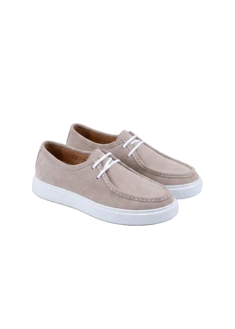 Beige Stylish Summer Loafers with Lace – Comfort Meets Elegance