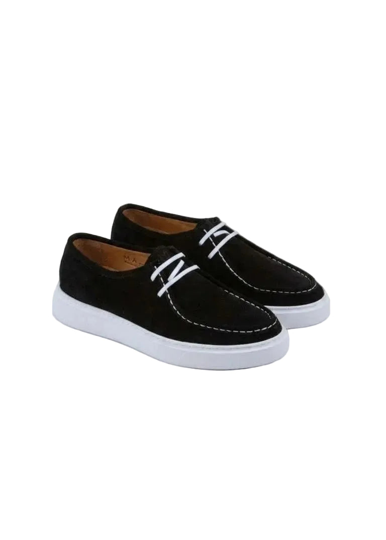 Black Stylish Summer Loafers with Lace – Comfort Meets Elegance