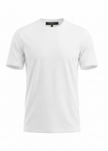 Premium White Cotton Round Neck T-Shirt – Soft, Breathable & Comfortable