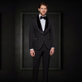 Shawl-Lapel Black Tuxedo