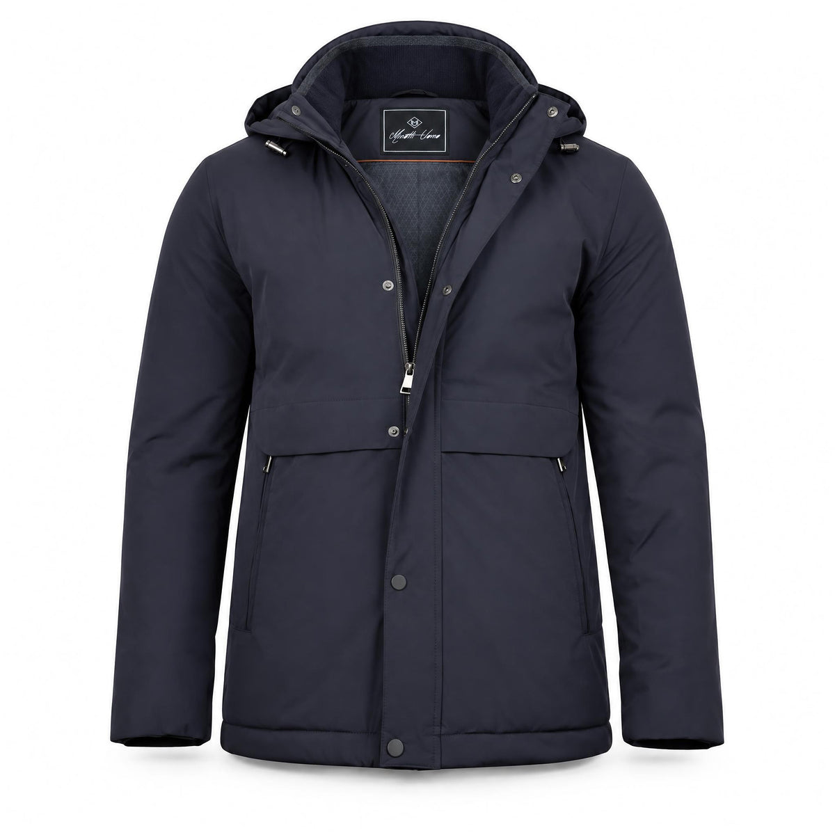 Navy Bomber Jacket .Bom004