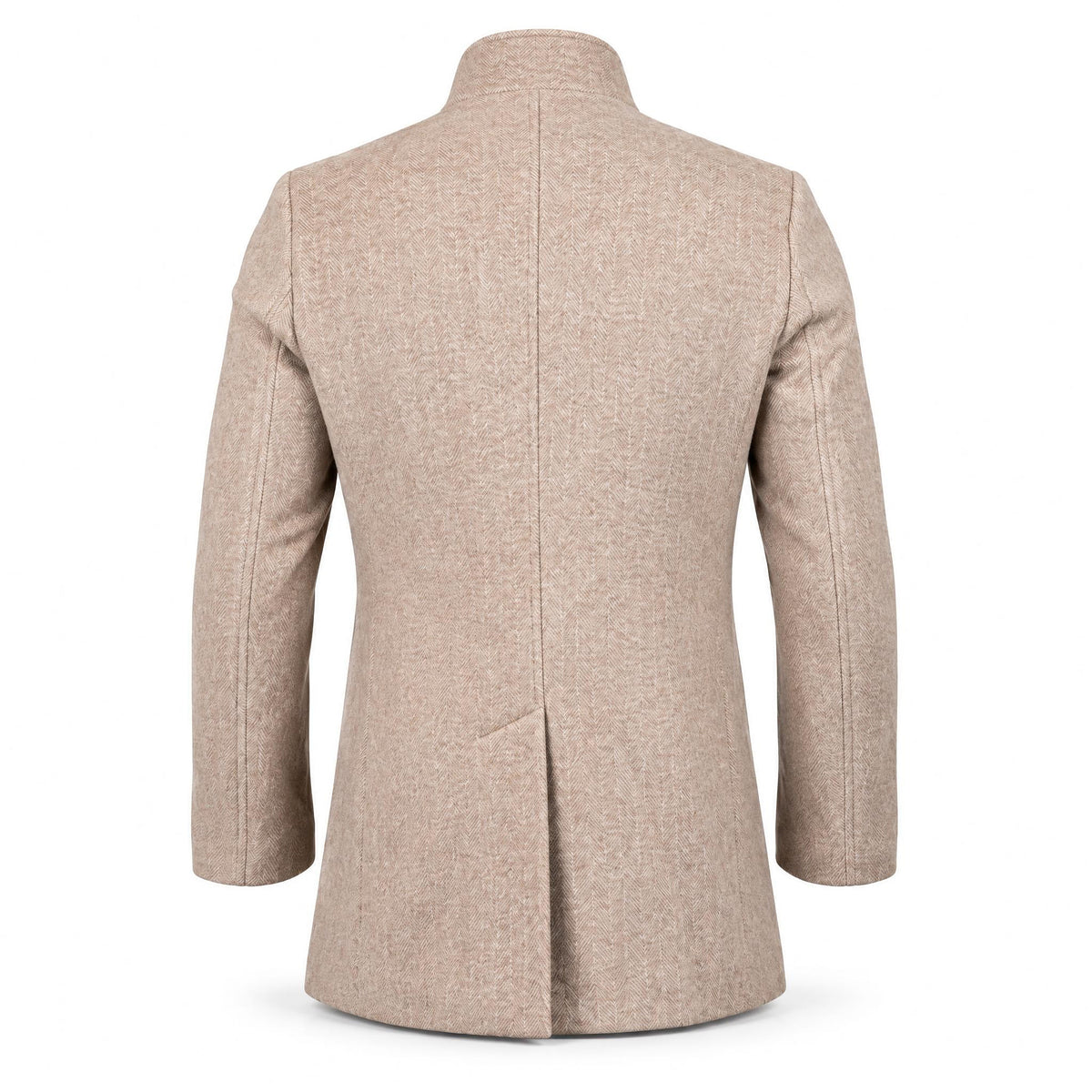 Beige Cashmere Coat. CC002