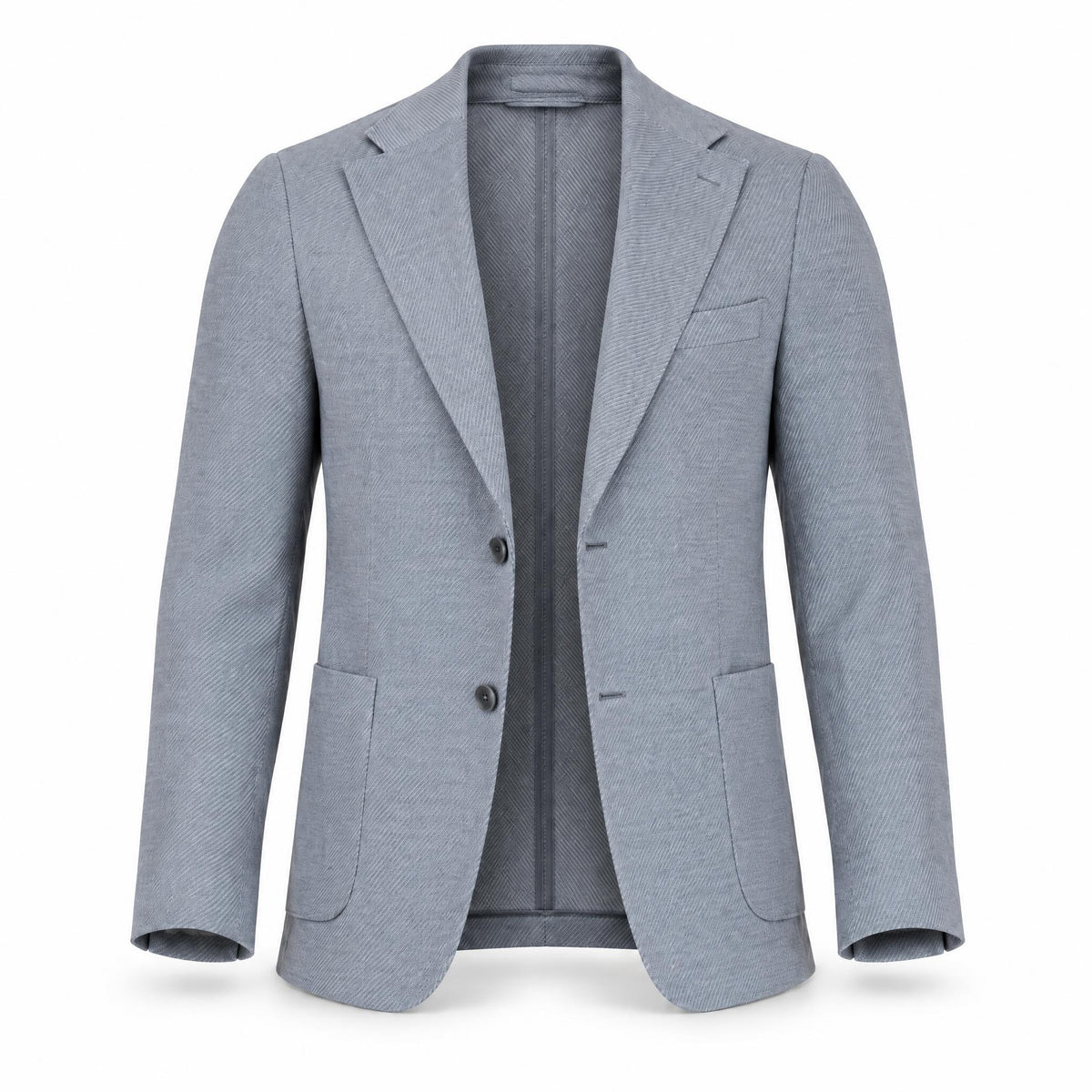 Grey Wool Blazer .BL018