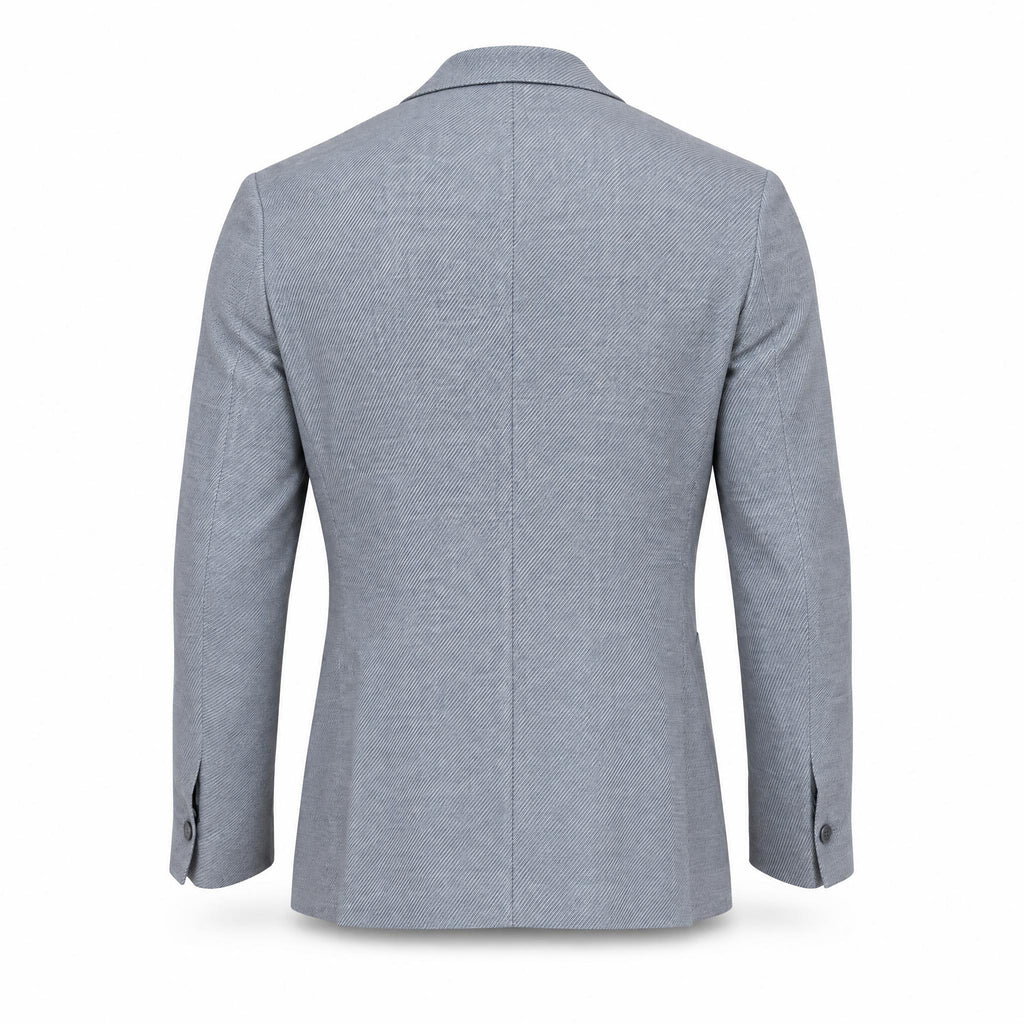 Grey Wool Blazer .BL018