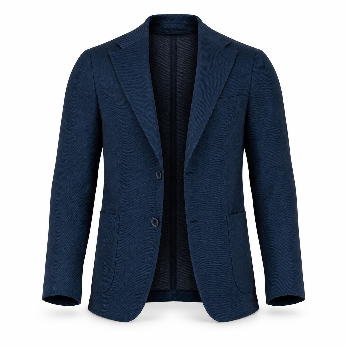 Navy Wool Blazer .BL018