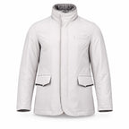 Light Beige Bomber Jacket .Bom003
