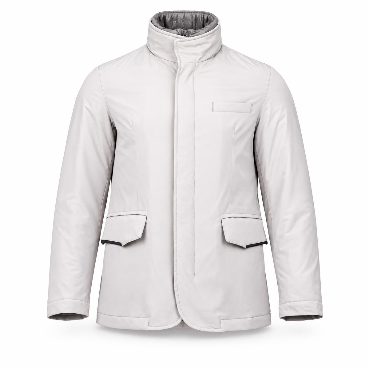 Light Beige Bomber Jacket .Bom003