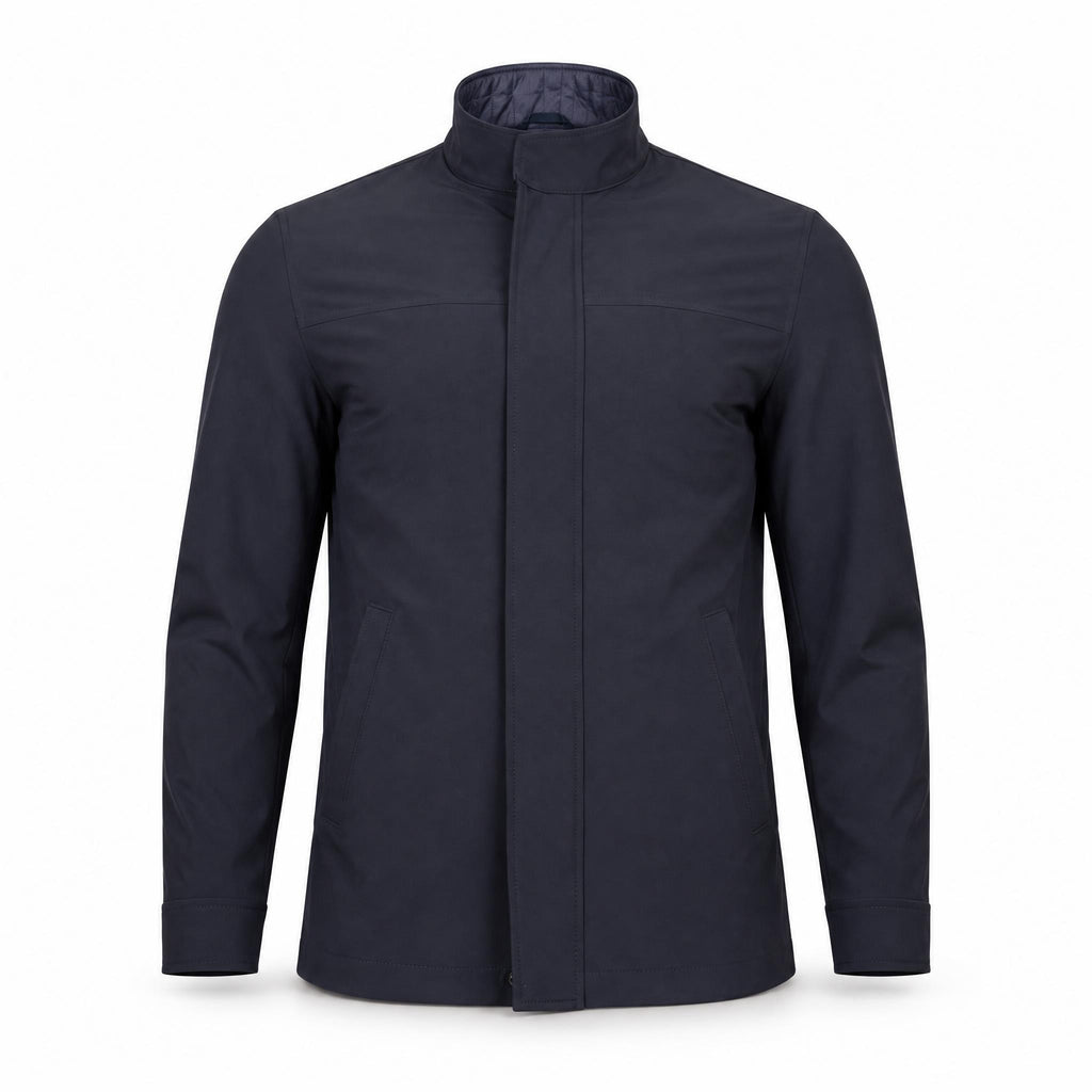 Navy Bomber Jacket .Bom004
