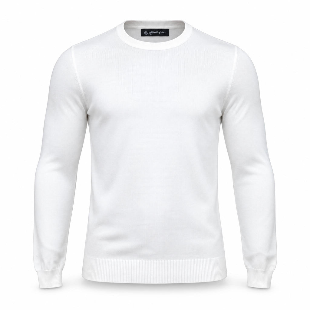 White Mercerized Knitwear .MK-001