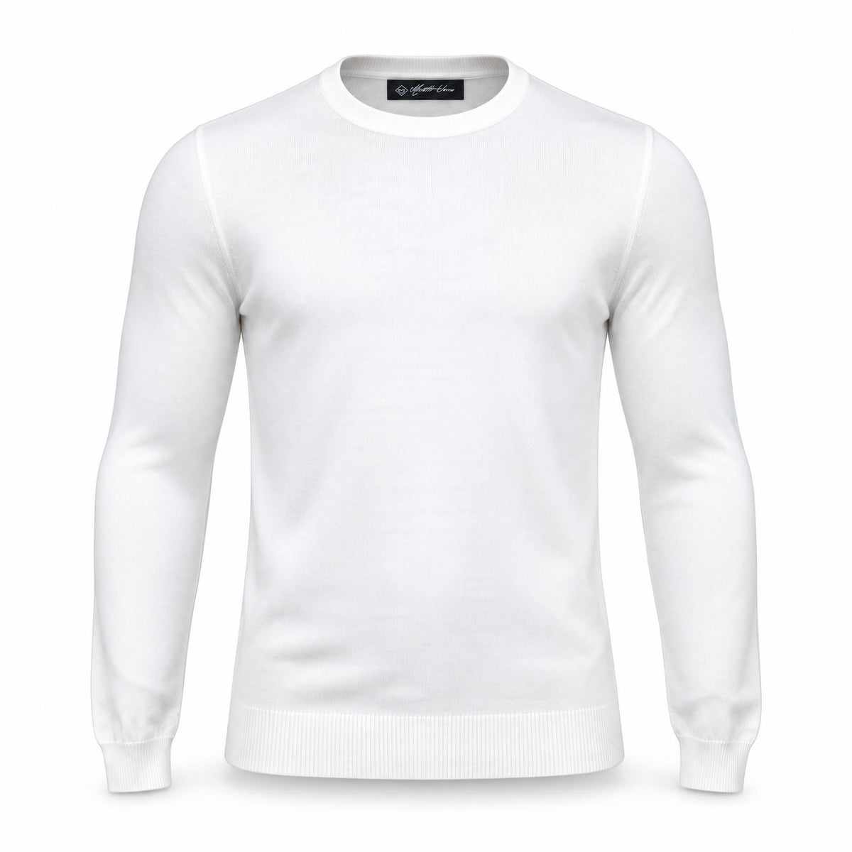 White Mercerized Knitwear .MK-001
