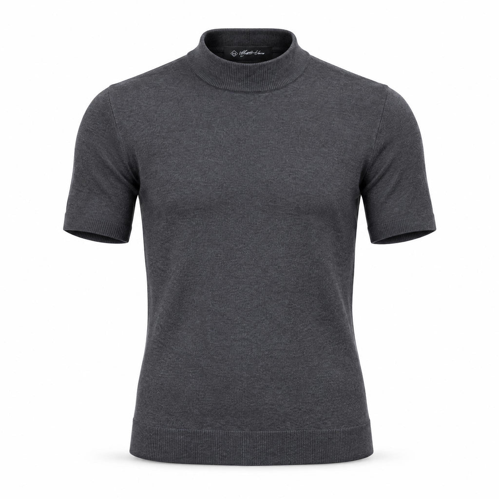 Anthracite Cashmere T-Shirt.CAT-002
