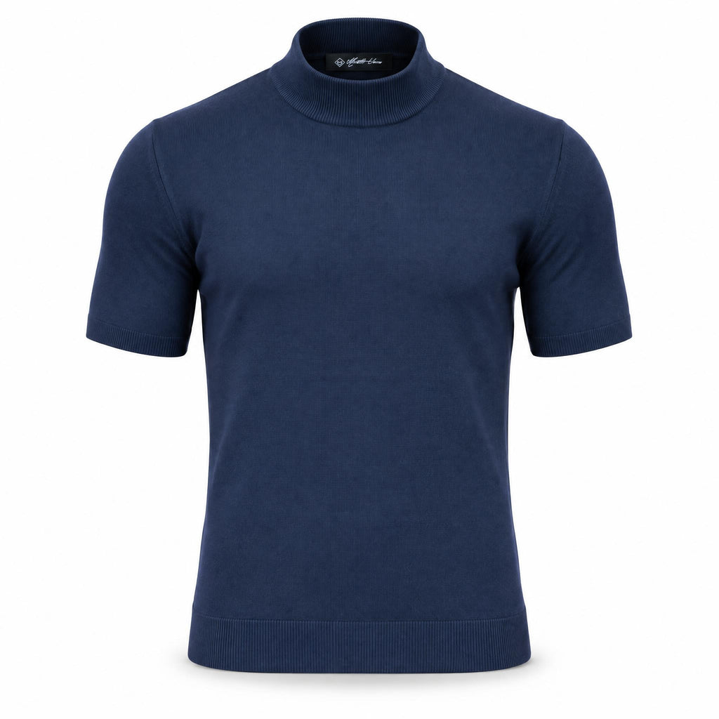 Navy Cashmere T-Shirt.CAT-002