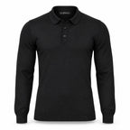 Black Cashmere Polo. CP-001