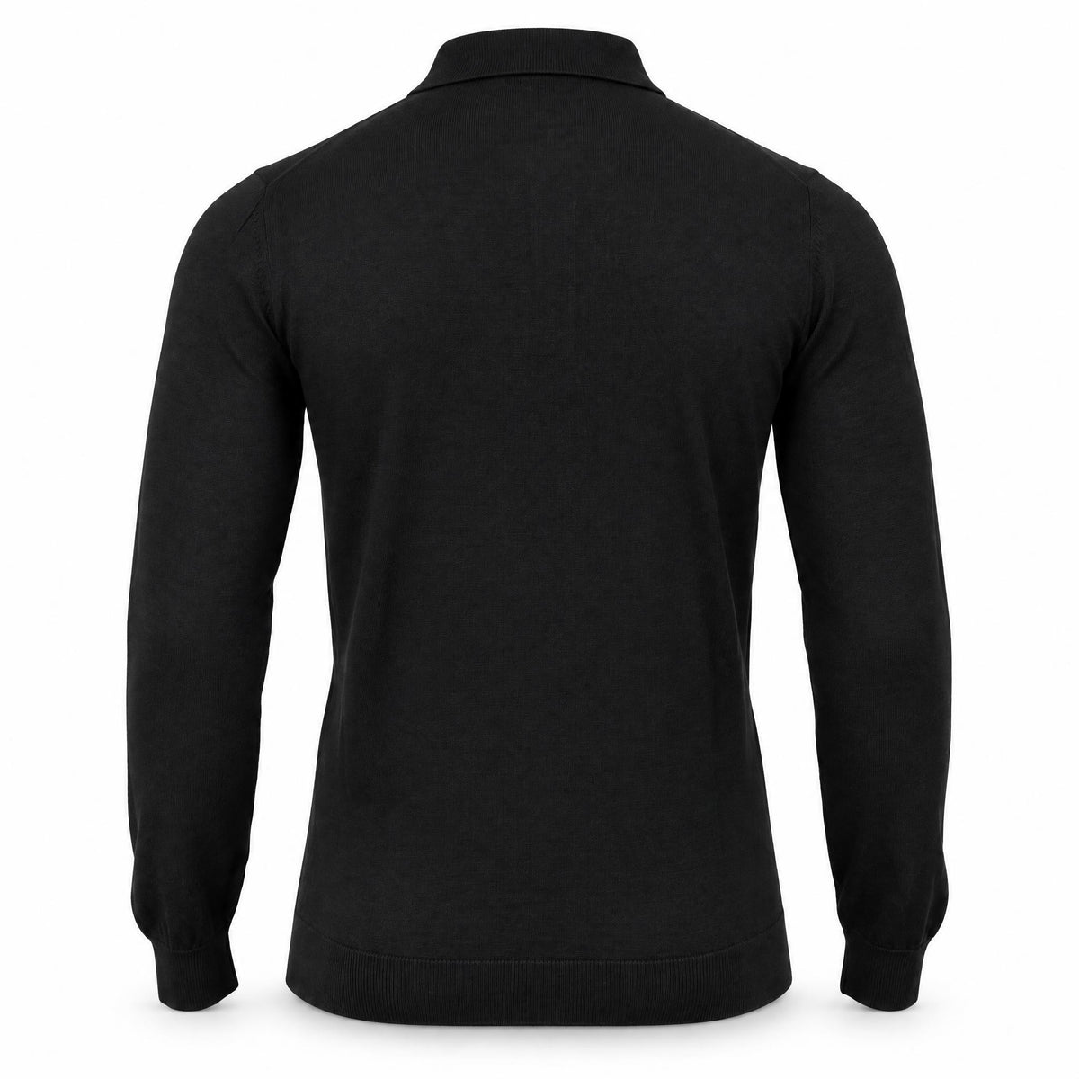 Black Cashmere Polo. CP-001