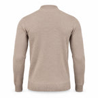 Beige Half Zipper Sweater .HZS-002
