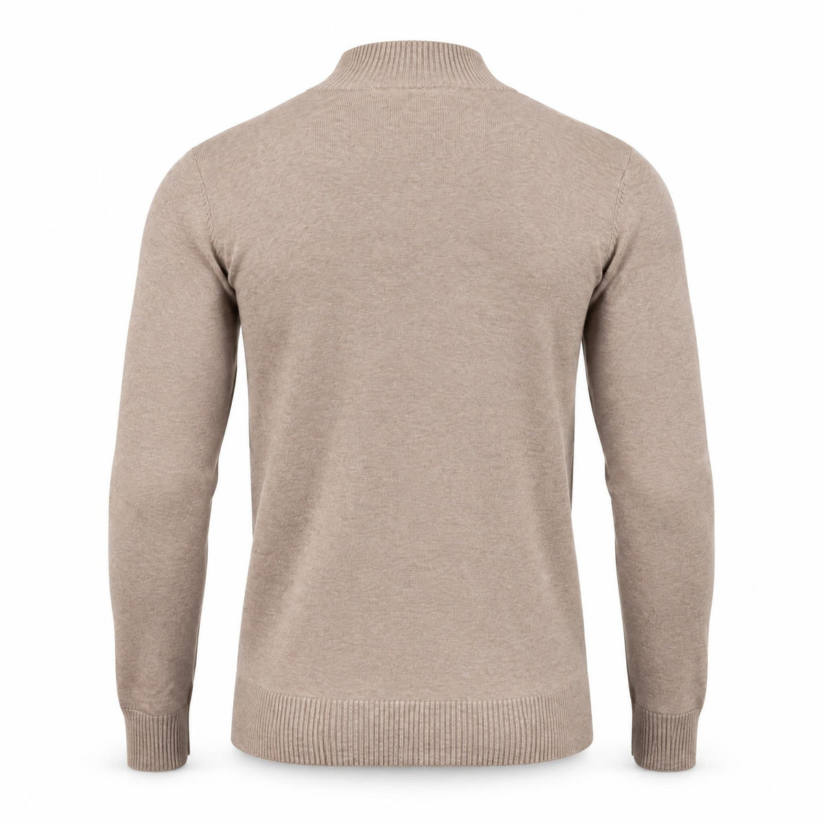 Beige Half Zipper Sweater .HZS-002