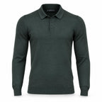 Olive Green Cashmere Polo. CP-001