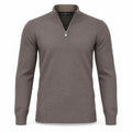 Brown Half Zipper Sweater .HZS-002