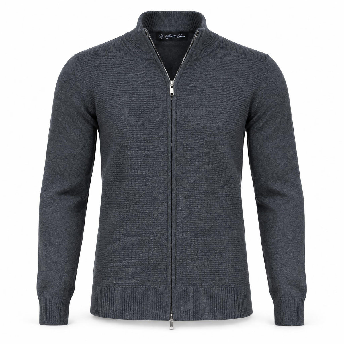 Anthracite Full Zipper Sweater .FZS003