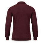 Burgundy Cashmere Polo. CP-001