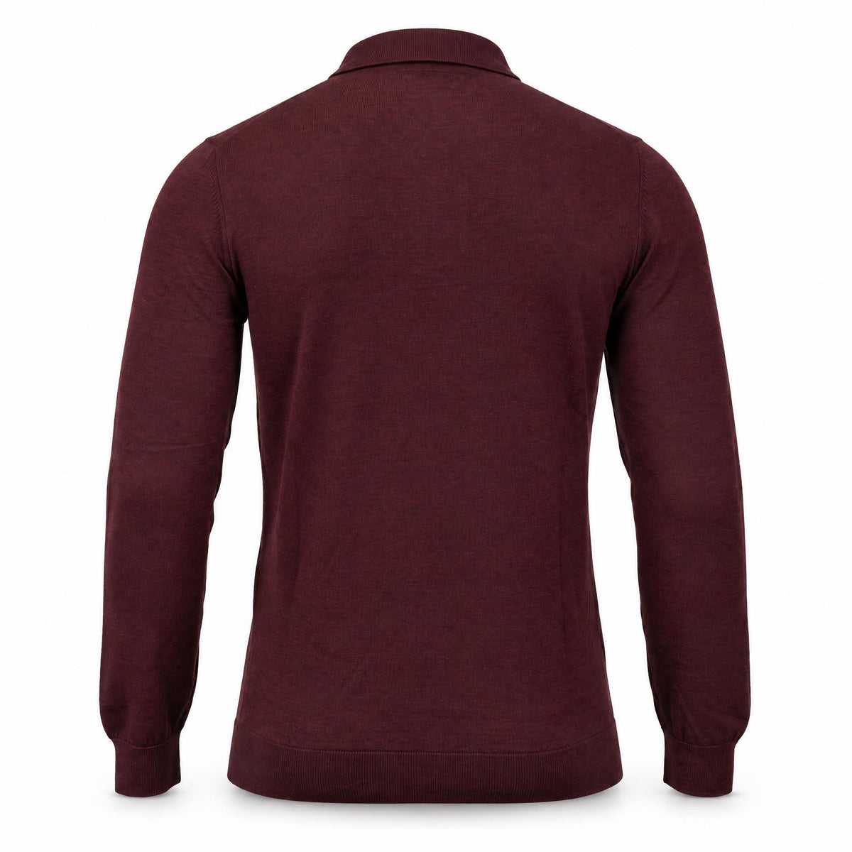 Burgundy Cashmere Polo. CP-001