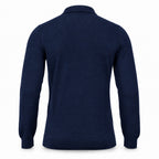 Navy Cashmere Polo. CP-001