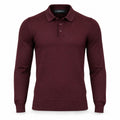 Burgundy Cashmere Polo. CP-001