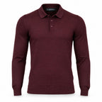 Burgundy Cashmere Polo. CP-001
