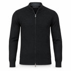 Black Full Zipper Sweater .FZS002