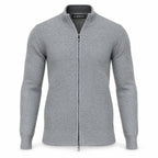 Grey Full Zipper Sweater .FZS003