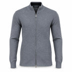 Grey Full Zipper Sweater .FZS002