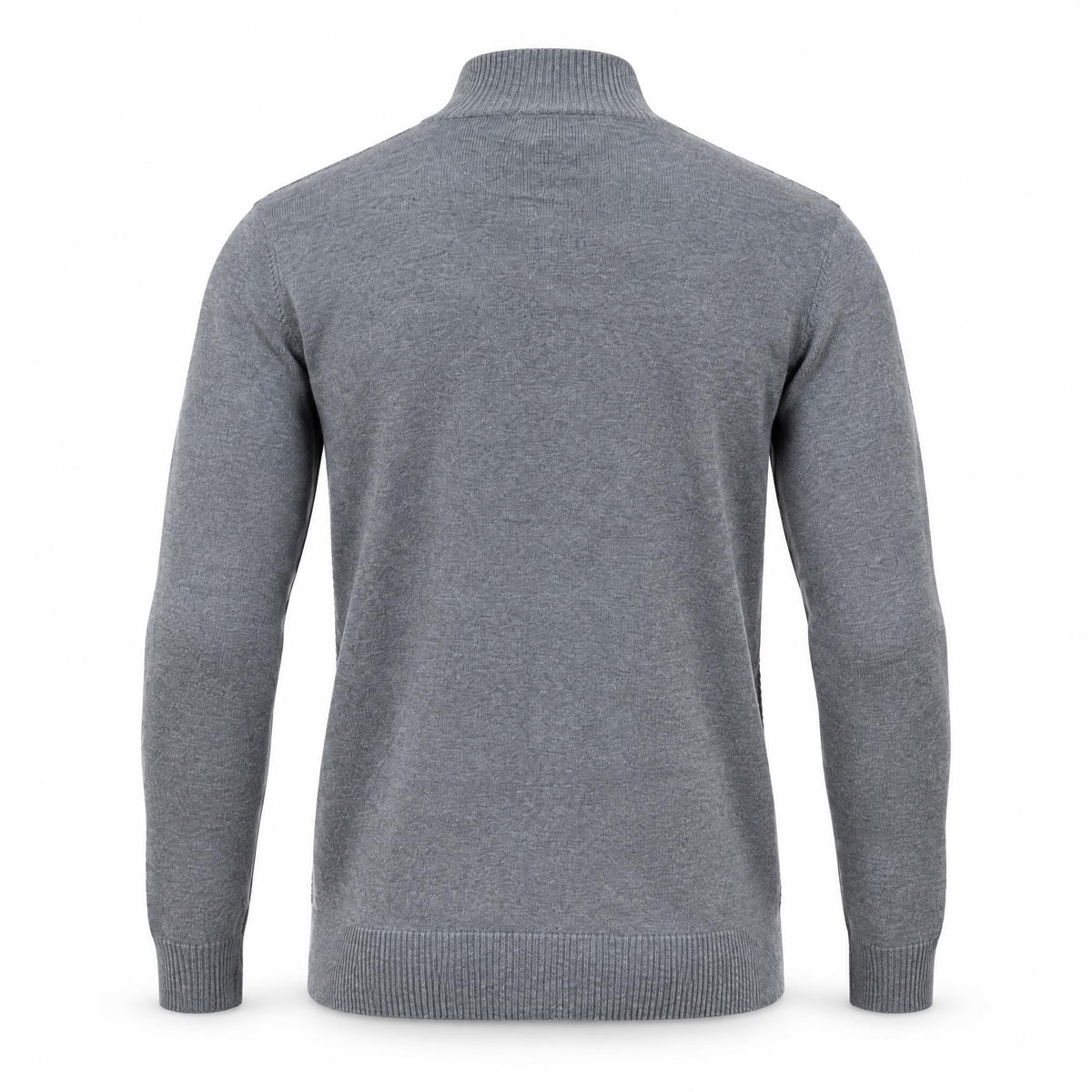 Grey Full Zipper Sweater .FZS002