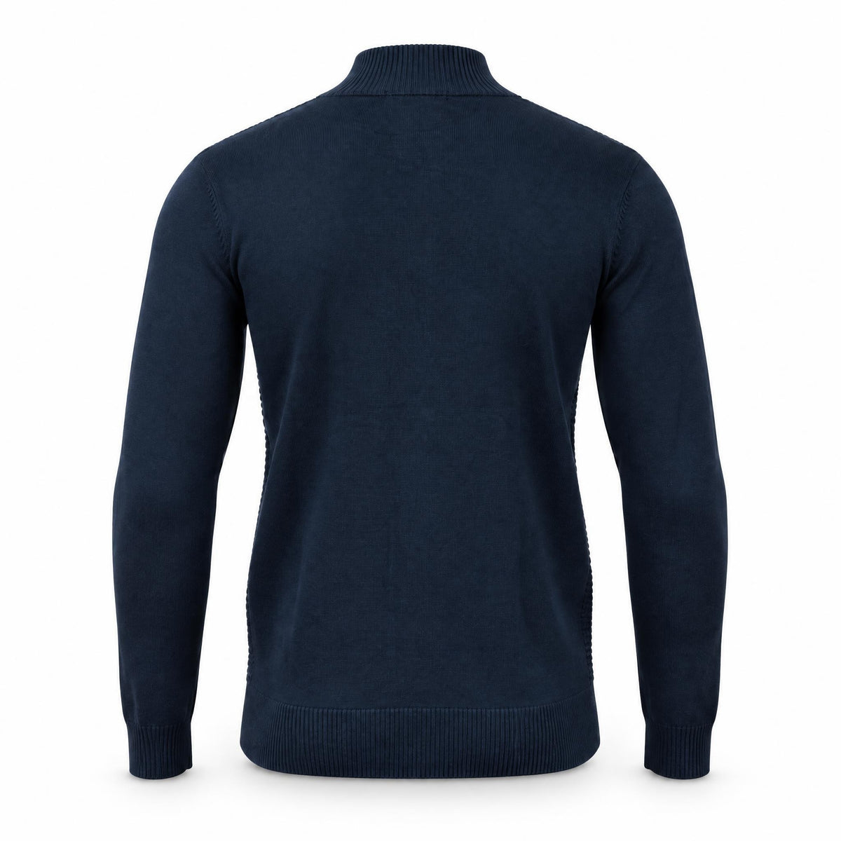 Navy Full Zipper Sweater .FZS002