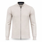 Beige Full Zipper Sweater .FZS002