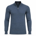 Blue Half Zipper Sweater .HZS-002