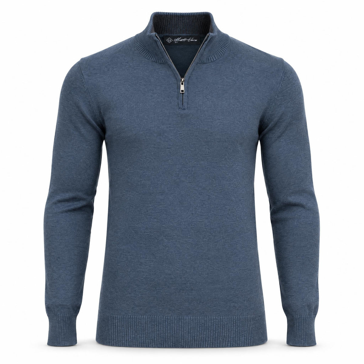 Blue Half Zipper Sweater .HZS-002