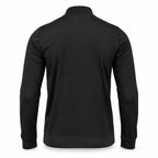 Black Mock Neck Cotton Sweater. MNC-001