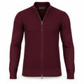 Burgundy Full Zipper Sweater .FZS003