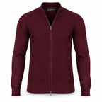 Burgundy Full Zipper Sweater .FZS003