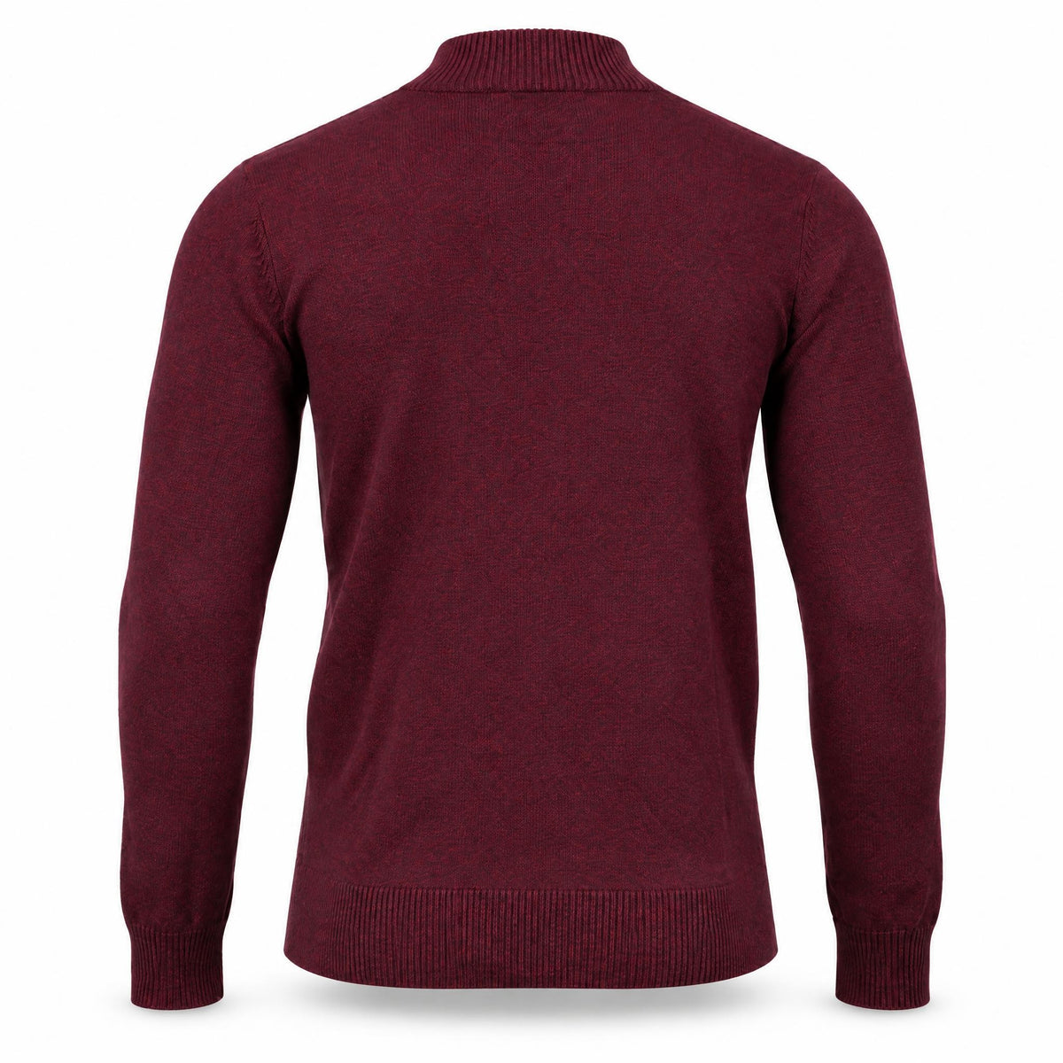 Burgundy Full Zipper Sweater .FZS003