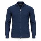 Navy Full Zipper Sweater .FZS003