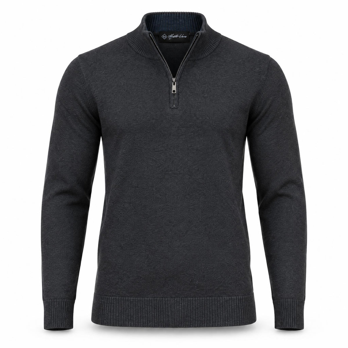 Anthracite Half Zipper Sweater .HZS-002