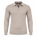 Mink Cashmere Half Zip Polo.CP-004
