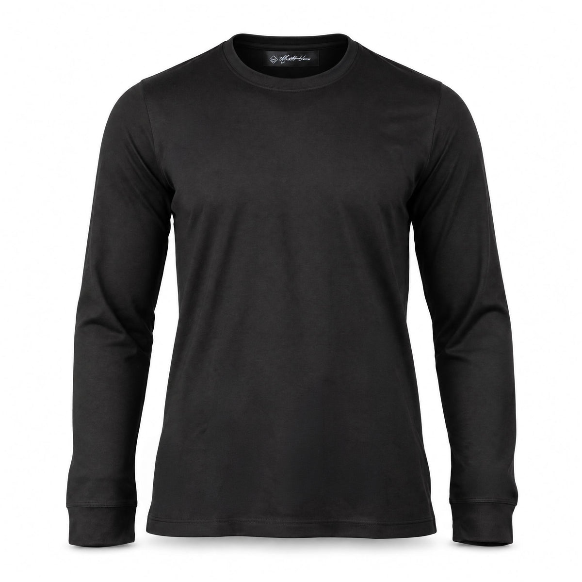 Black Cotton Sweater. CS-001